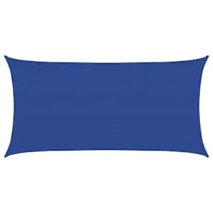 Plachta proti slunci 160 g/m² obdélník modrá 3 x 6 m HDPE - obrázek 2