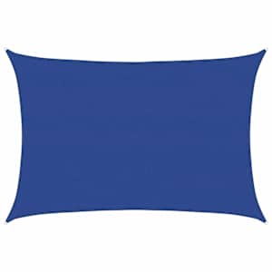 Plachta proti slunci 160 g/m² obdélník modrá 4 x 5 m HDPE - obrázek 2