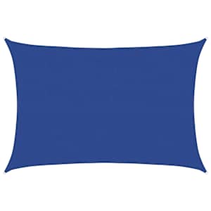 Plachta proti slunci 160 g/m² obdélník modrá 4 x 6 m HDPE - obrázek 2