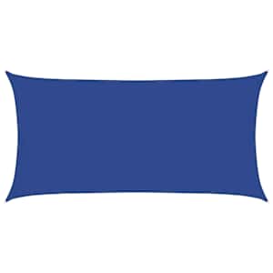 Plachta proti slunci 160 g/m² obdélník modrá 4 x 7 m HDPE - obrázek 2