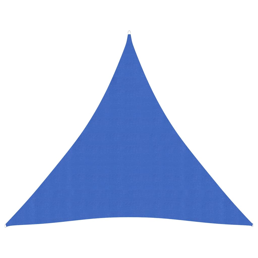vidaXL Pânză parasolar, albastru, 3x3x3 m, HDPE, 160 g/m²