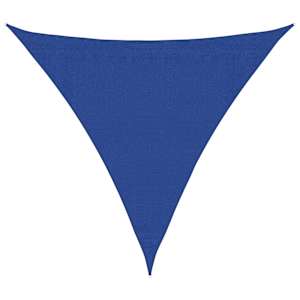 Stínicí plachta 160 g/m² trojúhelník modrá 3,6x3,6x3,6 m HDPE - obrázek 2