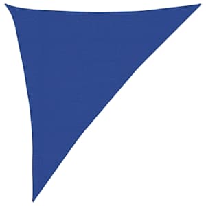 Stínicí plachta 160 g/m² trojúhelník modrá 3 x 4 x 5 m HDPE - obrázek 2