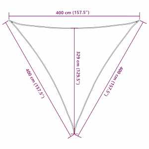 Stínící plachta 160 g/m² modrá 4 x 4 x 4 m HDPE - obrázek 10