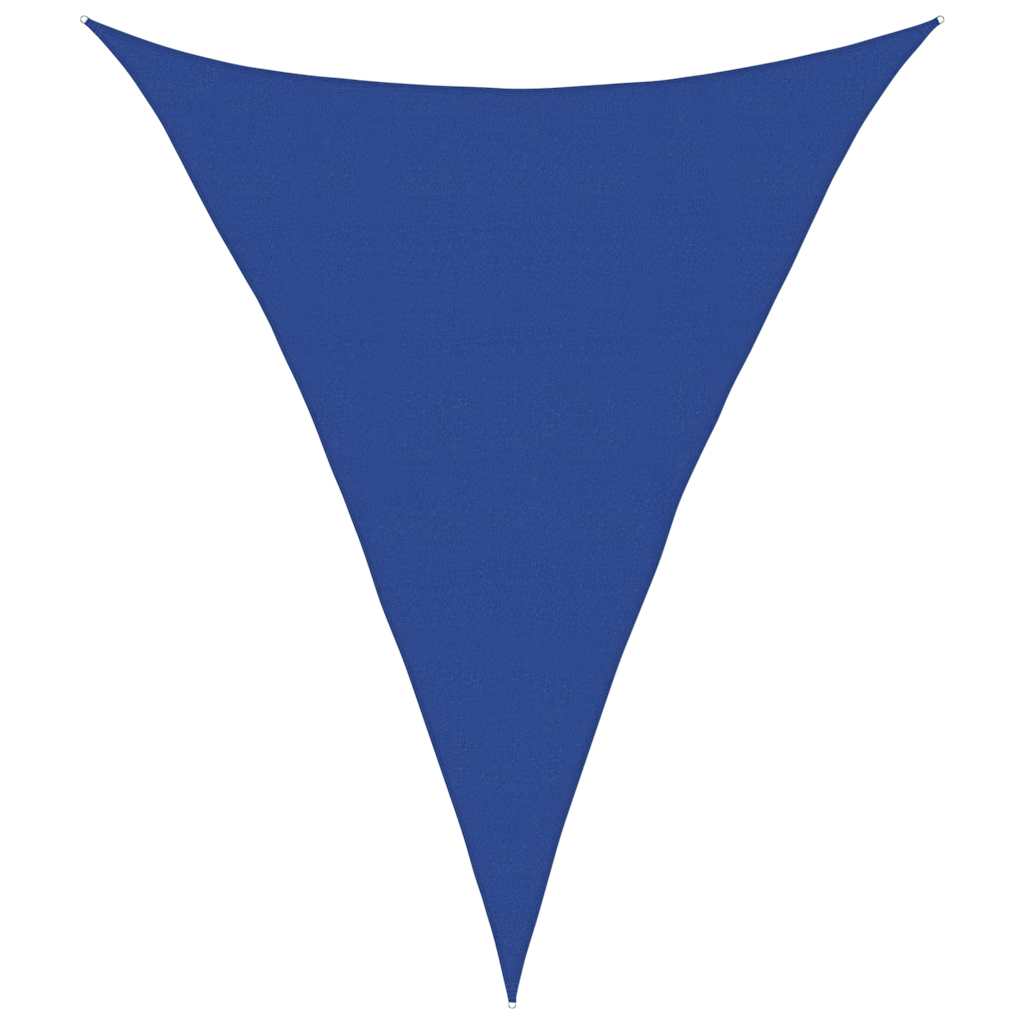 vidaXL Stínicí plachta 160 g/m² trojúhelník modrá 5 x 6 x 6 m HDPE