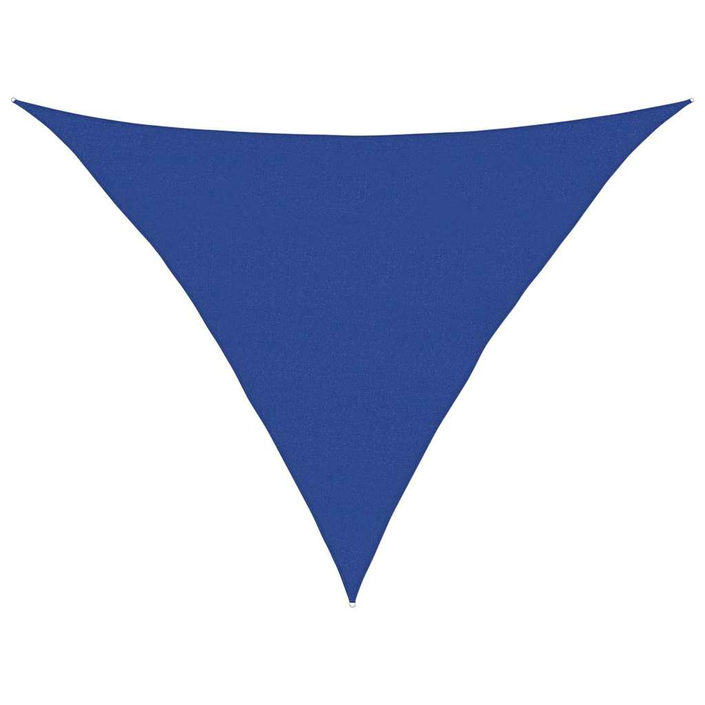 vidaXL Stínicí plachta 160 g/m² trojúhelník modrá 5 x 5 x 6 m HDPE