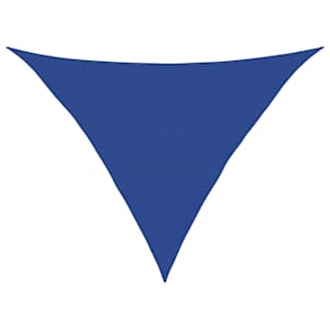 Stínicí plachta 160 g/m² trojúhelník modrá 5 x 5 x 6 m HDPE - obrázek 2