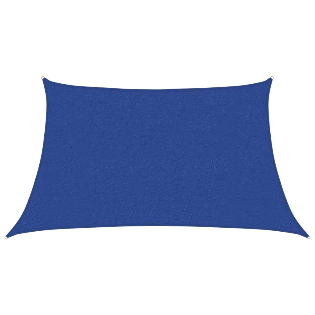 vidaXL Stínící plachta 160 g/m² modrá 3/4 x 2 m HDPE