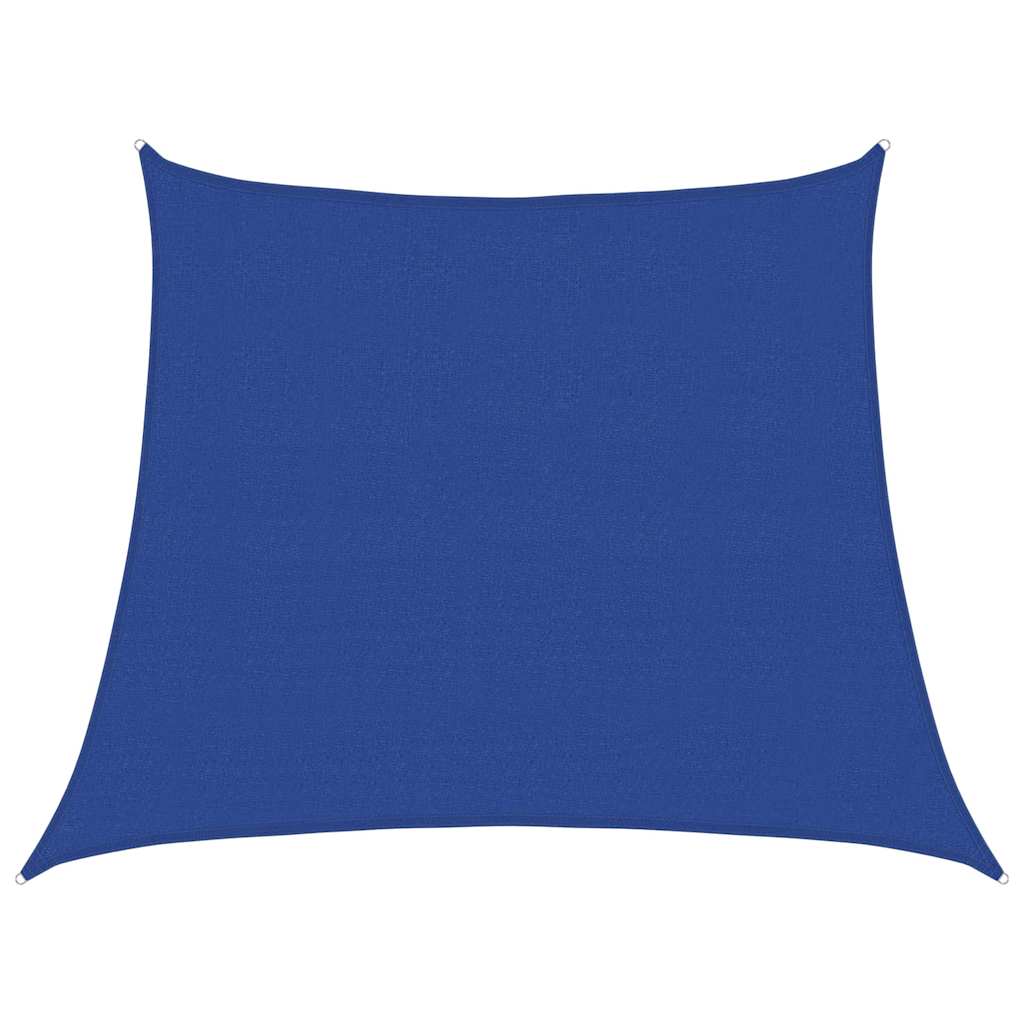 Zonnezeil 160 g/m² trapezium 3/4x3 m HDPE blauw image 2