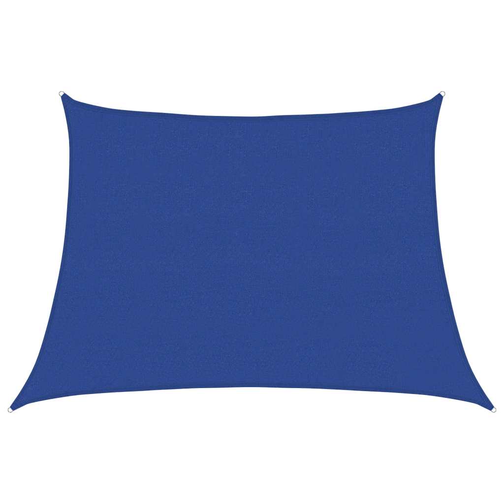 vidaXL Stínicí plachta 160 g/m² lichoběžník modrá 4/5 x 3 m HDPE