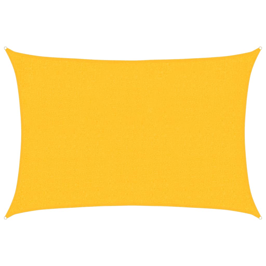 vidaXL Plachta proti slunci 160 g/m² obdélník žlutá 2 x 2,5 m HDPE
