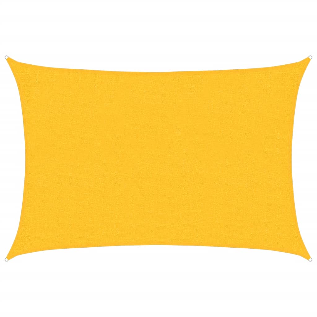 vidaXL Plachta proti slunci 160 g/m² obdélník žlutá 2 x 3 m HDPE