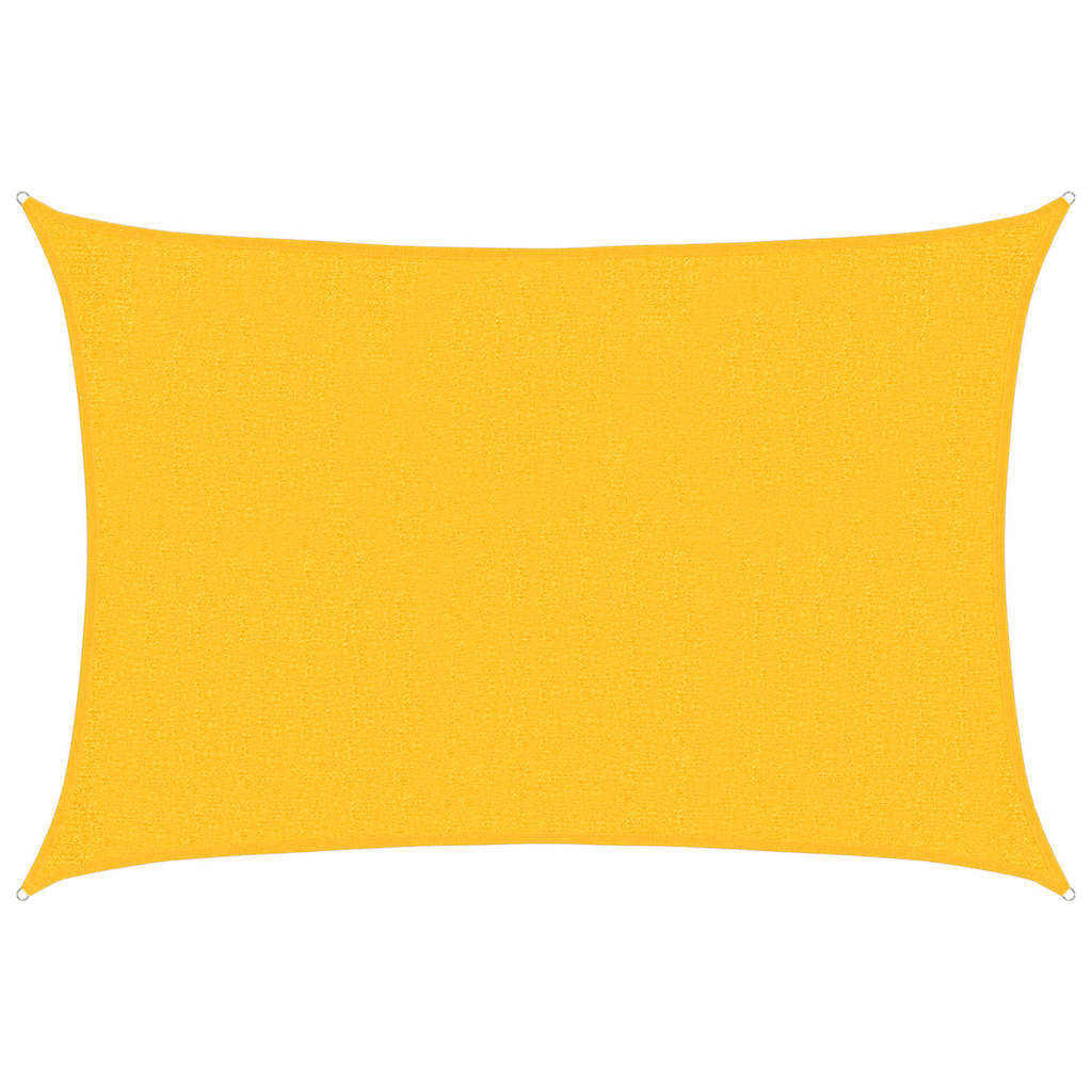 vidaXL Tieniaca plachta 160 g/m² obdĺžniková žltá 2x3 m HDPE