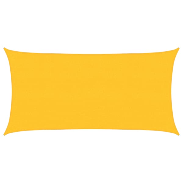 vidaXL p&auml;ikesepuri 160 g/m&sup2; ristk&uuml;lik, kollane , 2x3,5 m, HDPE