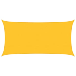 Plachta proti slunci 160 g/m² obdélník žlutá 2 x 3,5 m HDPE - obrázek 2