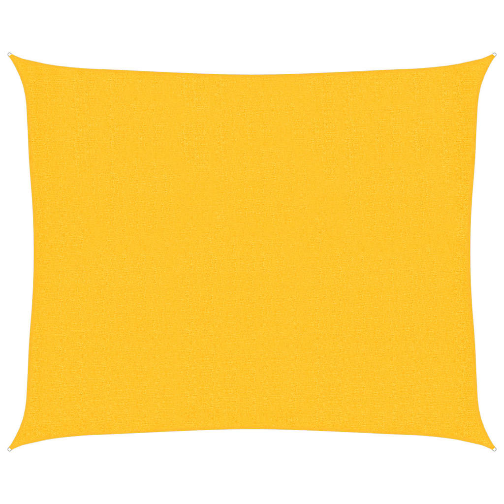 vidaXL Tieniaca plachta 160 g/m² žltá 2,5x3 m HDPE