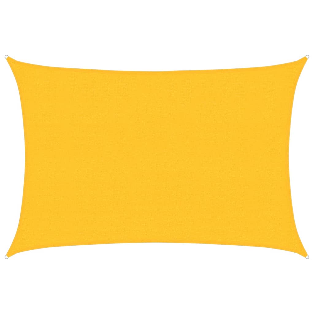 vidaXL StĂ­nĂ­cĂ­ plachta 160 g/mÂ˛ ĹľlutĂˇ 2,5 x 3,5 m HDPE