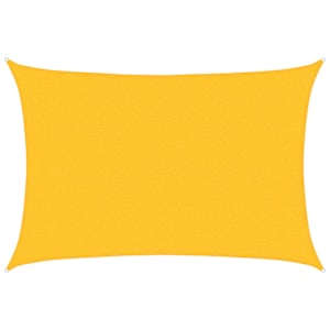 Plachta proti slunci 160 g/m² žlutá 3 x 4 m HDPE - obrázek 2