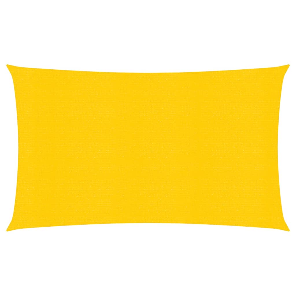 vidaXL Aurinkopurje 160 g/m² keltainen 3×6 m HDPE