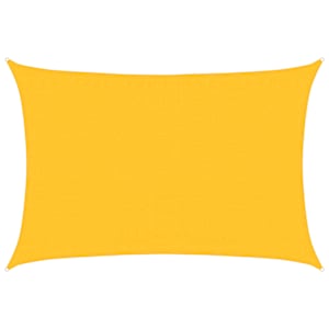 Plachta proti slunci 160 g/m² obdélník žlutá 3,5 x 4,5 m HDPE - obrázek 2