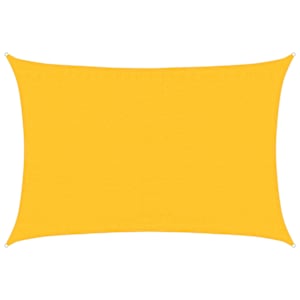 Plachta proti slunci 160 g/m² obdélník žlutá 3,5 x 5 m HDPE - obrázek 2