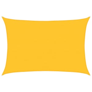 Plachta proti slunci 160 g/m² obdélník žlutá 4 x 6 m HDPE - obrázek 2