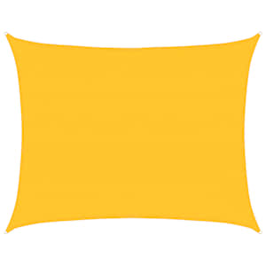 Plachta proti slunci 160 g/m² obdélník žlutá 6 x 8 m HDPE - obrázek 2