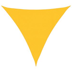 Stínicí plachta 160 g/m² trojúhelník žlutá 4 x 4 x 4 m HDPE - obrázek 2
