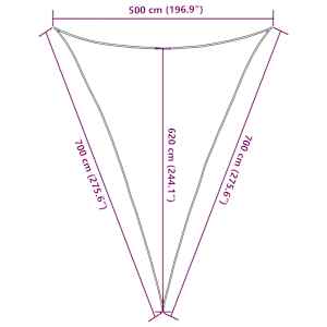 Stínící plachta 160 g/m² žlutá 5 x 7 x 7 m HDPE - obrázek 10