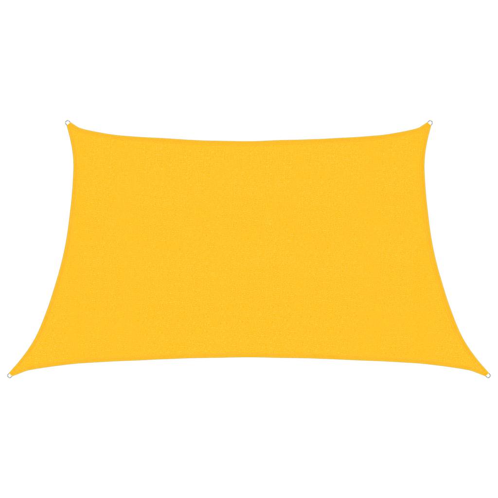 vidaXL Tieniaca plachta 160 g/m² žltá 3/4x2 m HDPE