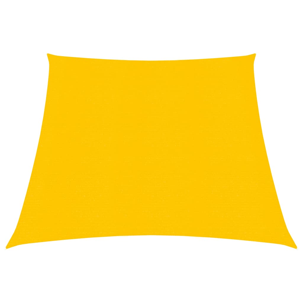 vidaXL Pânză parasolar, galben, 3/4x3 m, HDPE, 160 g/m² 