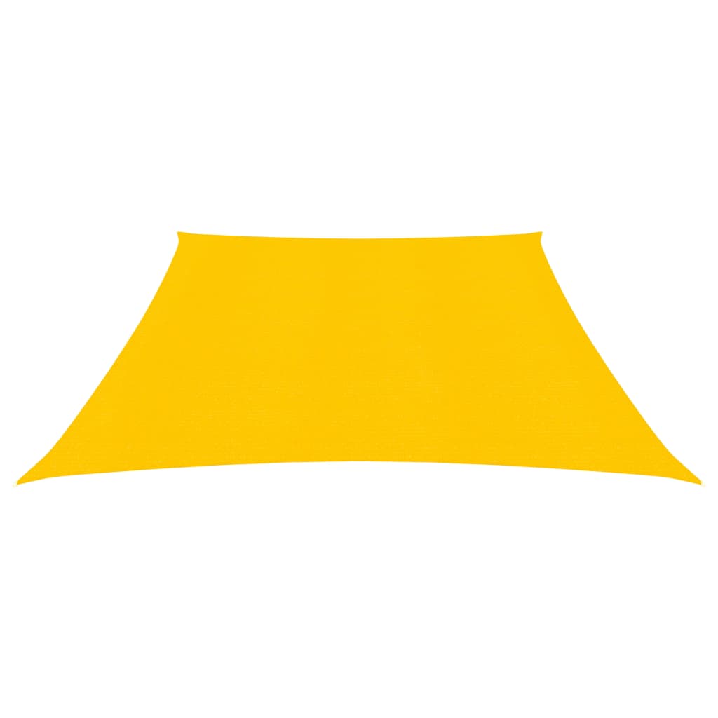 vidaXL Pânză parasolar, galben, 3/4x3 m, HDPE, 160 g/m²