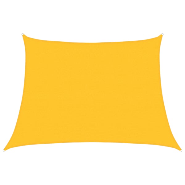 vidaXL p&auml;ikesevari puri 160 g/m&sup2; trapets kollane 4/5 x 3 m HDPE