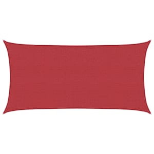 Stínící plachta 160 g/m² červená 2 x 3,5 m HDPE - obrázek 2