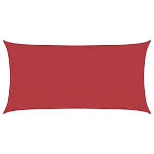 Stínící plachta 160 g/m² červená 2 x 4 m HDPE - obrázek 2