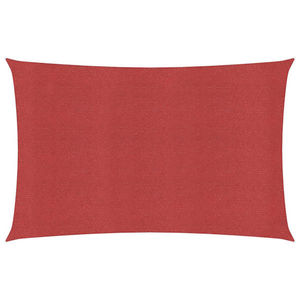 vidaXL p&auml;ikesepuri, 160 g/m&sup2;, punane, 2,5 x 5 m, HDPE