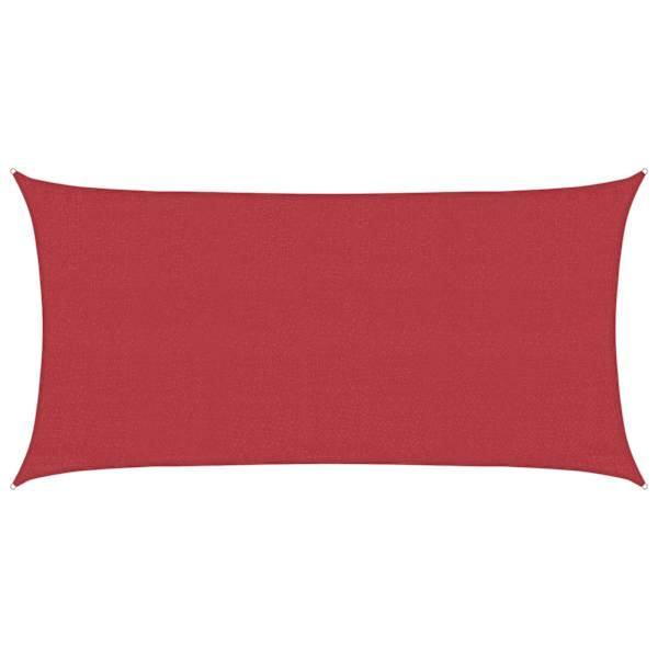 vidaXL p&auml;ikesepuri 160 g/m&sup2; punane 3 x 6 m HDPE