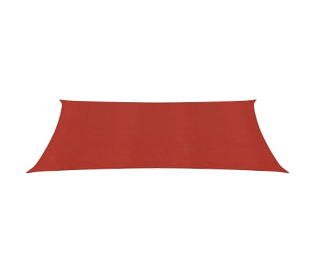 vidaXL Sonnensegel 160 g/m² Rot 3x6 m HDPE