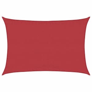 Plachta proti slunci 160 g/m² červená 5 x 7 m HDPE - obrázek 2