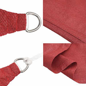 Stínící plachta 160 g/m² červená 6 x 7 m HDPE - obrázek 6