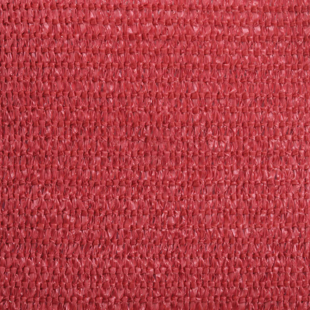 Zonnezeil 160 g/m² 3x3x4,2 m HDPE rood image 9