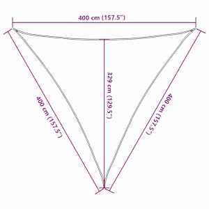 Stínící plachta 160 g/m² červená 4 x 4 x 4 m HDPE - obrázek 10