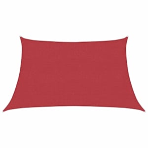 Stínící plachta 160 g/m² červená 3/4 x 2 m HDPE - obrázek 2