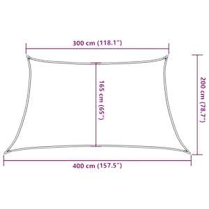 Stínící plachta 160 g/m² červená 3/4 x 2 m HDPE - obrázek 10