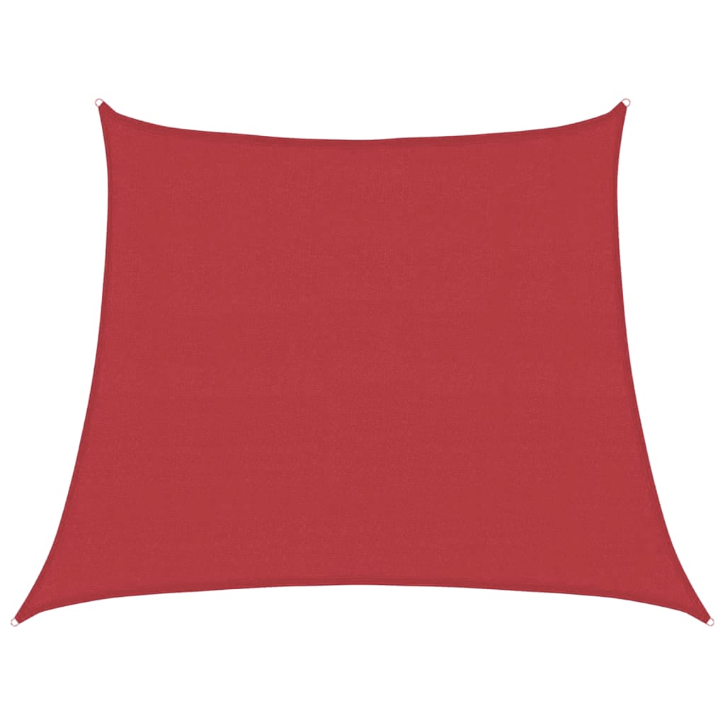 vidaXL Stínící plachta 160 g/m² červená 3/4 x 3 m HDPE
