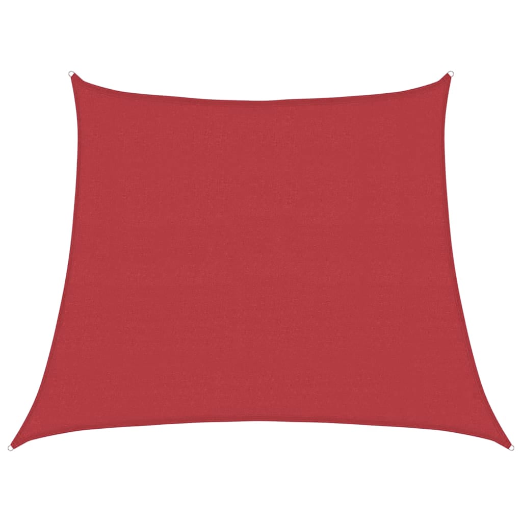 vidaXL Tieniaca plachta 160 g/m² červená 3/4x3 m HDPE