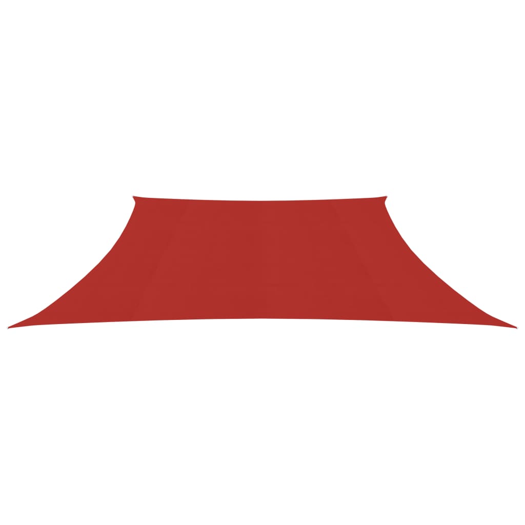 vidaXL Żagiel przeciwsłoneczny, 160 g/m², czerwony, 4/5x4 m, HDPE