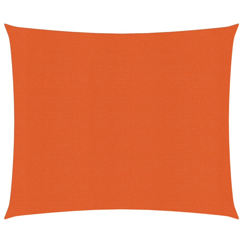 Sonnensegel 160 g/m² Orange 2x2 m HDPE | Stepinfit.de