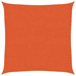 Stínící plachta 160 g/m² oranžová 2,5 x 2,5 m HDPE - obrázek 2