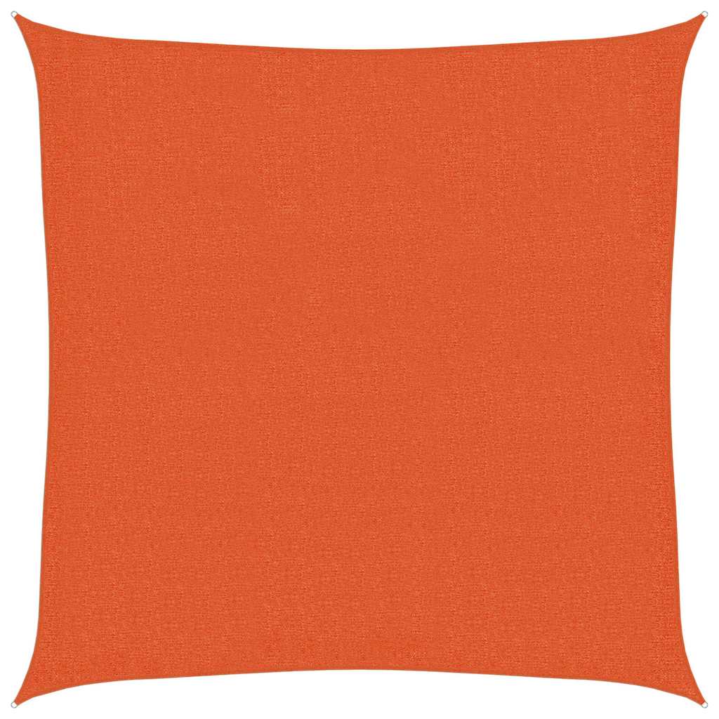 vidaXL Stínící plachta 160 g/m² oranžová 3,6 x 3,6 m HDPE